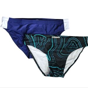 Lot Of 2 Taddlee Mens Swim Brief Swimwear Sexy Bikini Wear Sz Lg NWT